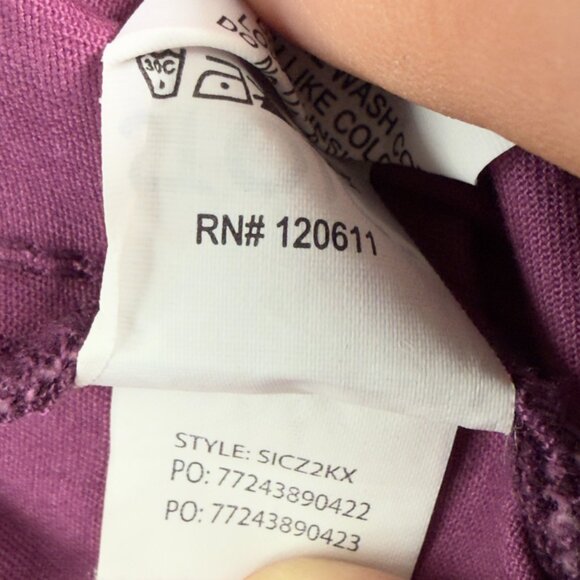 Stoic Women’s Size 6 High‑Rise Burgundy Utility Pants 98% Cotton Stretch Pockets - Picture 10 of 14